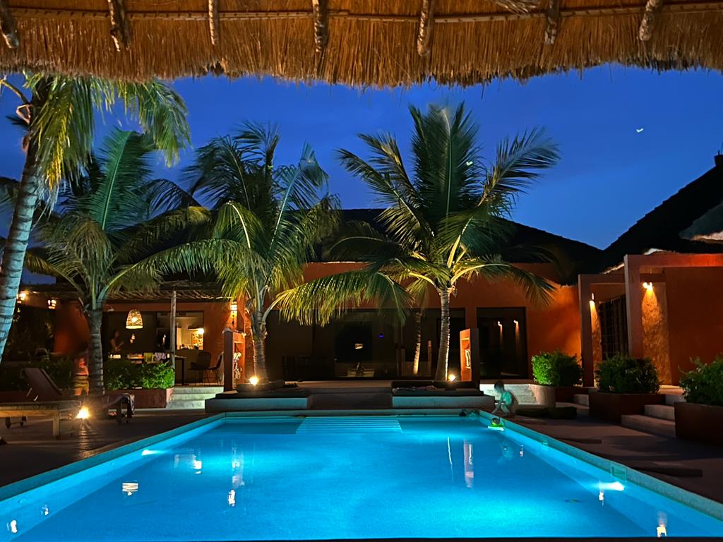Piscine de nuit
